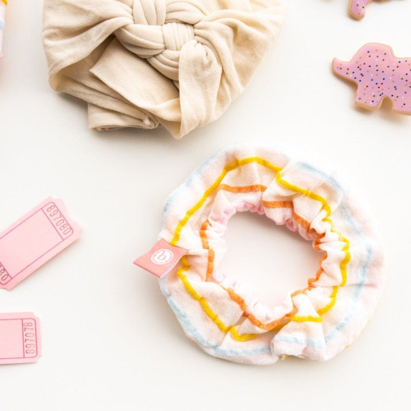 SINGLE SCRUNCHIE: circus stripe