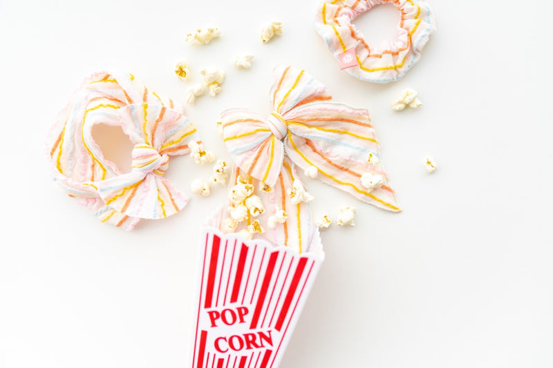 SINGLE SCRUNCHIE: circus stripe