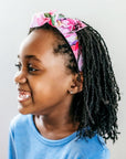 PRINTED TIED HARD HEADBAND: delilah
