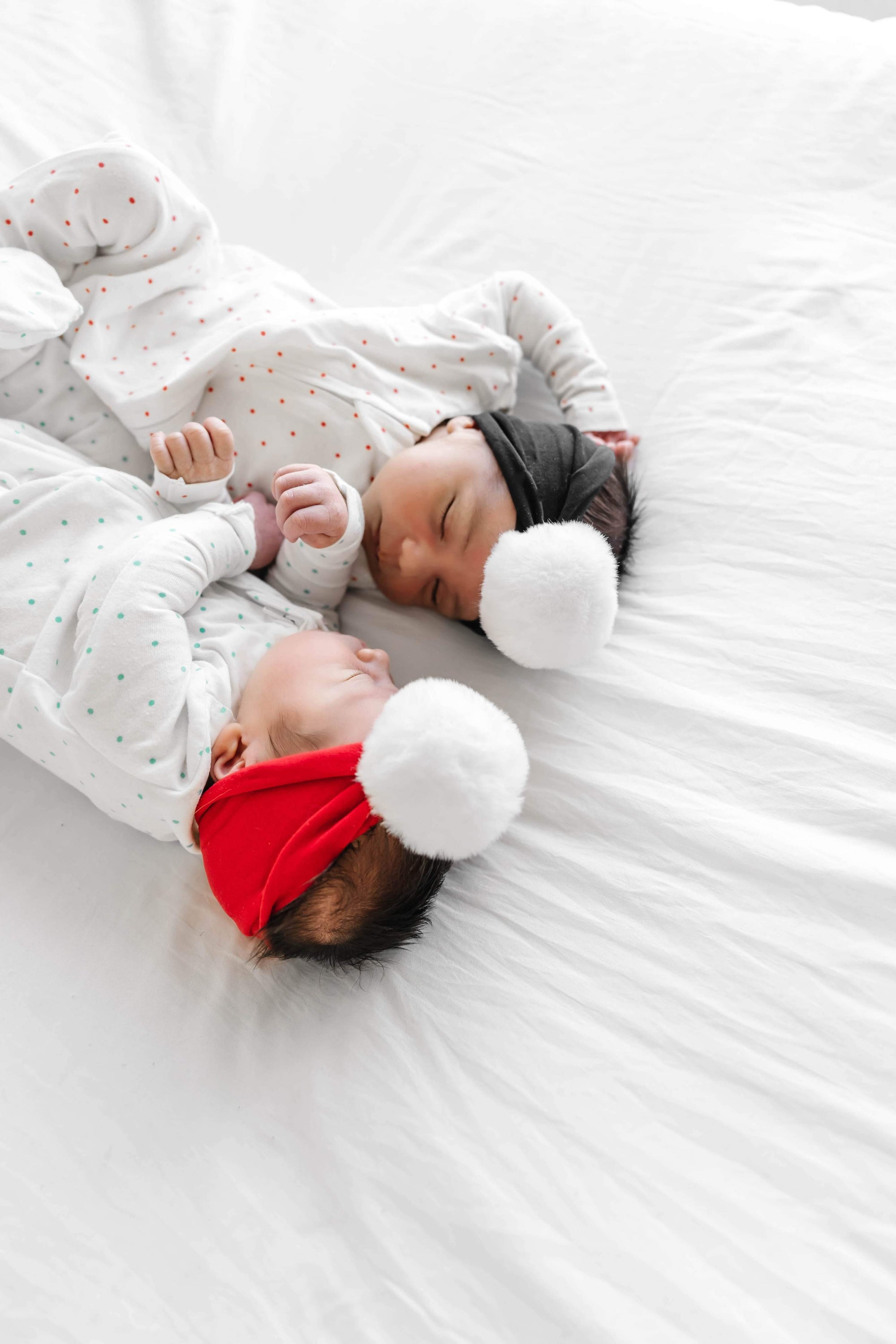 Soft Nylon Headband with Faux Luxe Fur Pom One Size: black/white-Baby Bling Bows