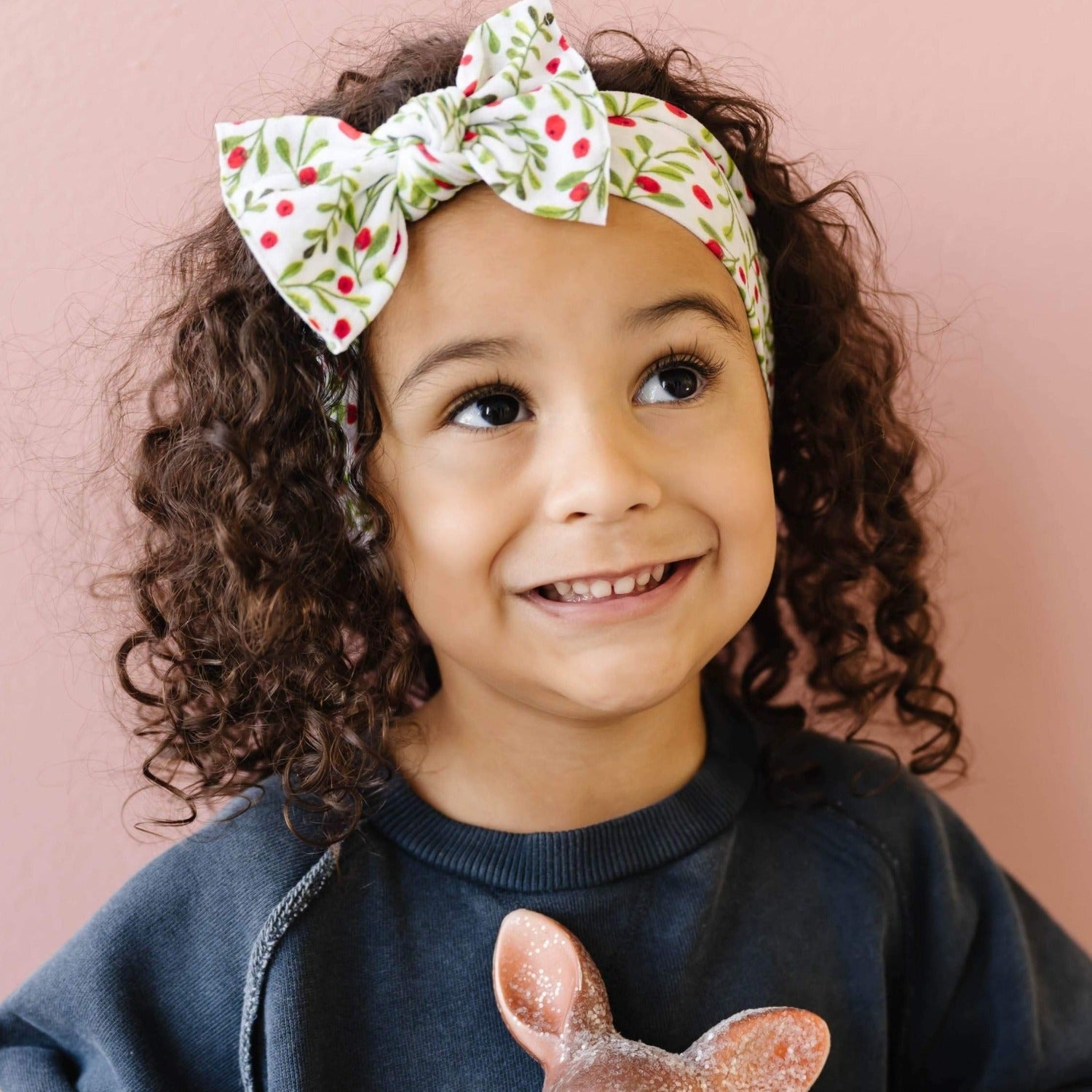 Soft Printed Nylon Headband One Size: holiday-Baby Bling Bows