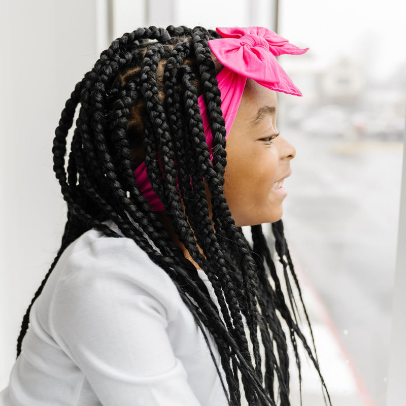 DANG ENORMOUS BOW: hot pink