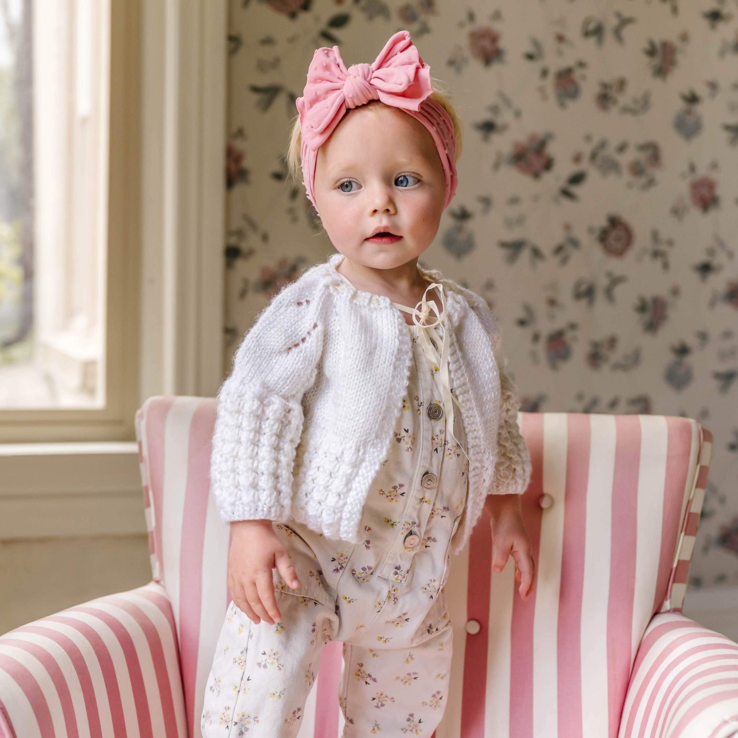 SHAB-BOW-LOUS: ruby dot-Baby Bling Bows
