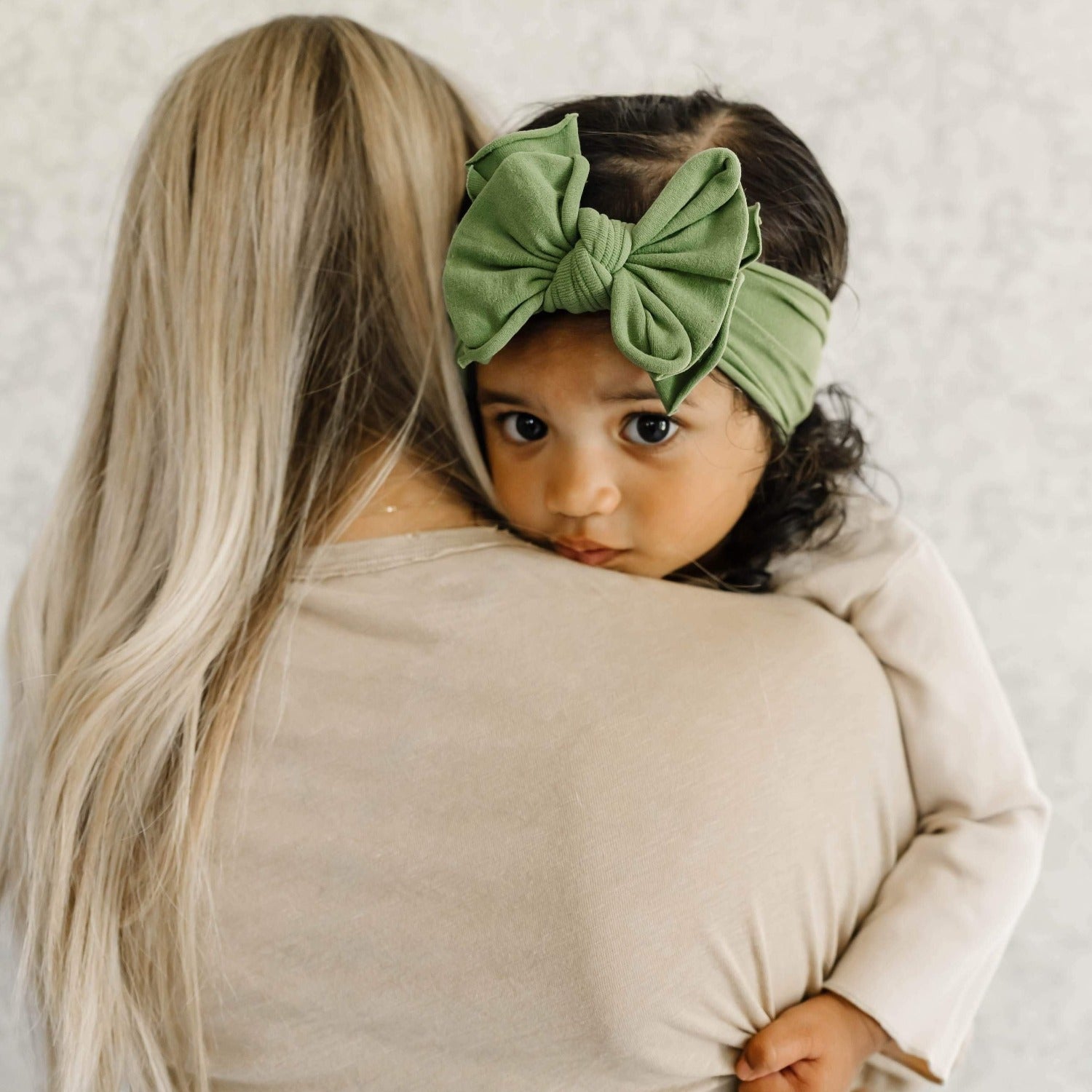 Soft Nylon/Spandex Headband Fab-BOW-Lous Style One Size: hunter-Baby Bling Bows