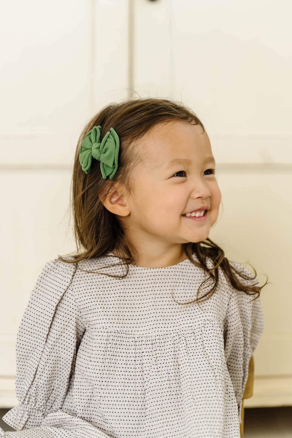 2 Pack Spandex/Nylon Baby Fab Clips One Size: hunter-Baby Bling Bows