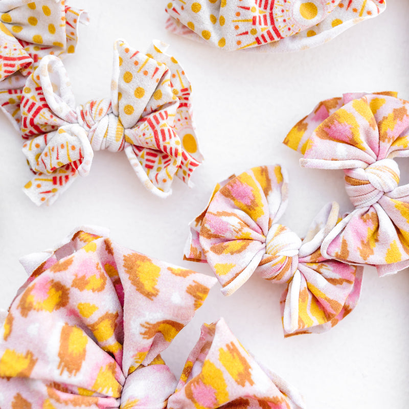 PRINTED FAB: sunburst
