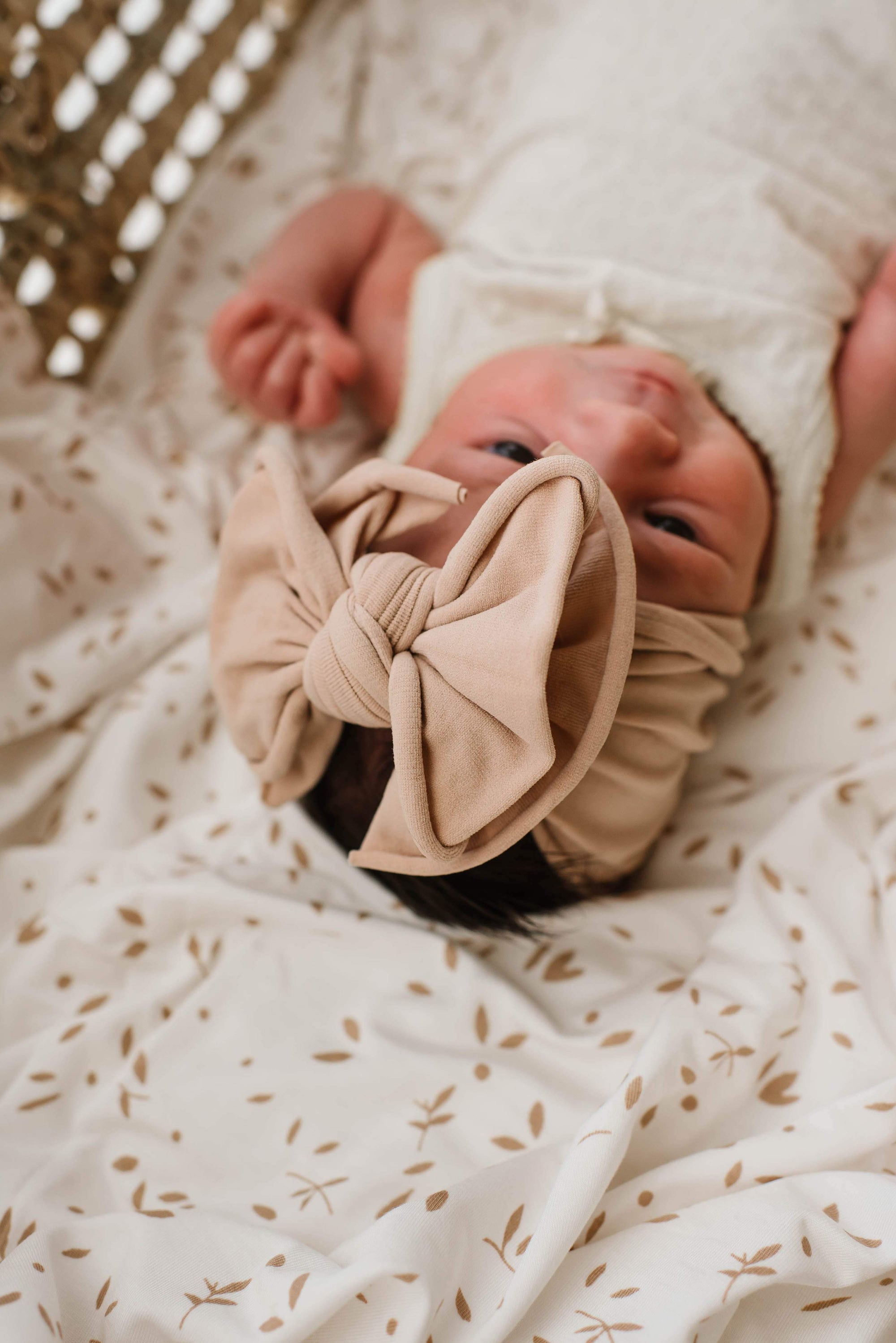 FAB-BOW-LOUS: blush-Baby Bling Bows