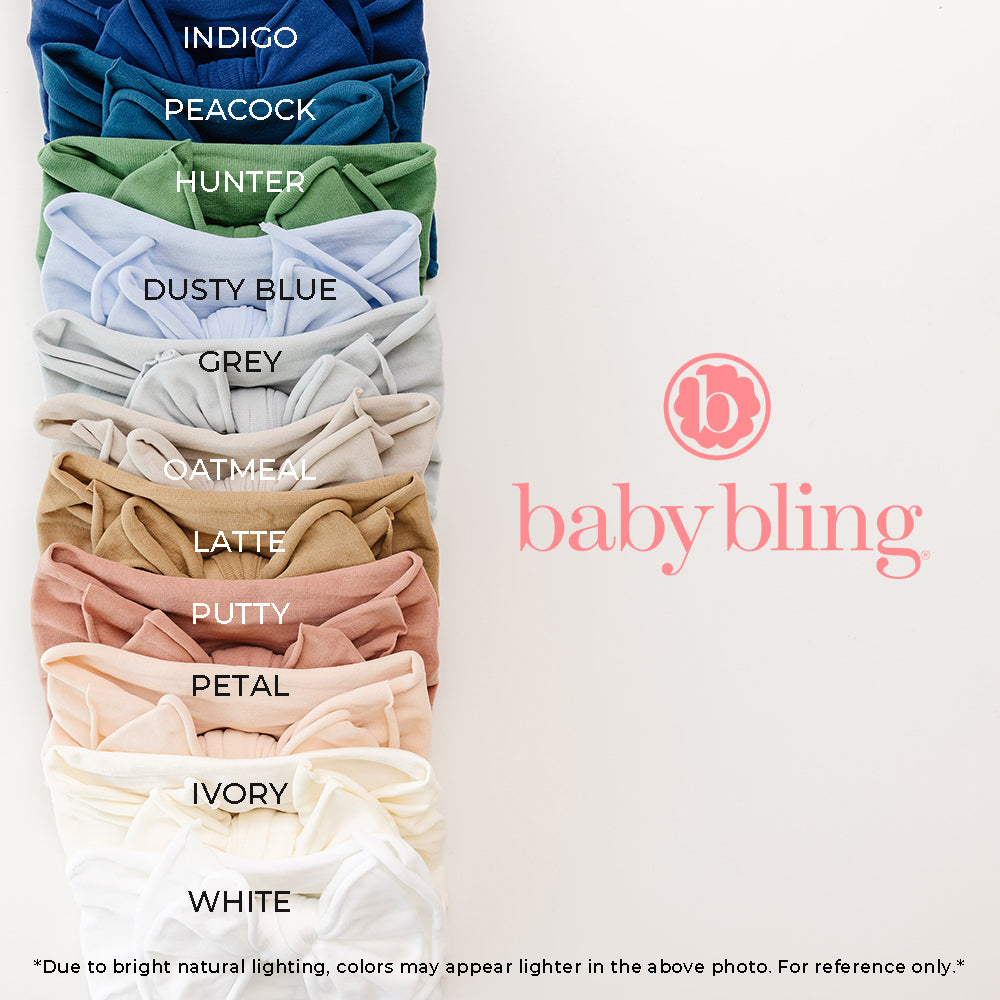 FAB-BOW-LOUS®: grey | Headbands for Baby Girl