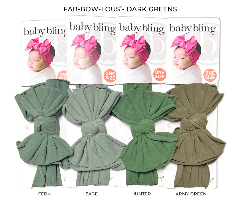 FAB-BOW-LOUS®: army green