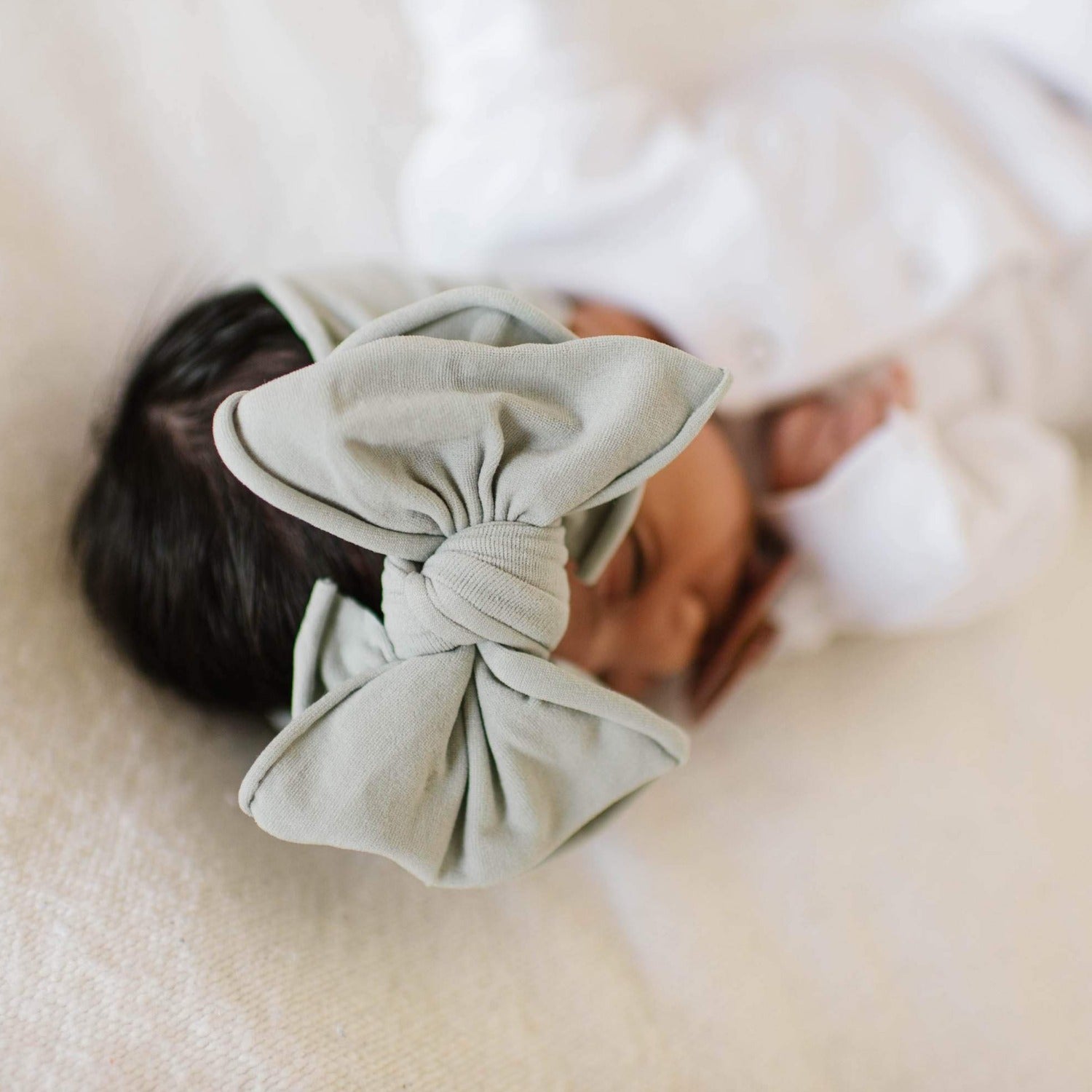 Soft Nylon/Spandex Headband Fab-BOW-Lous Style One Size: grey-Baby Bling Bows