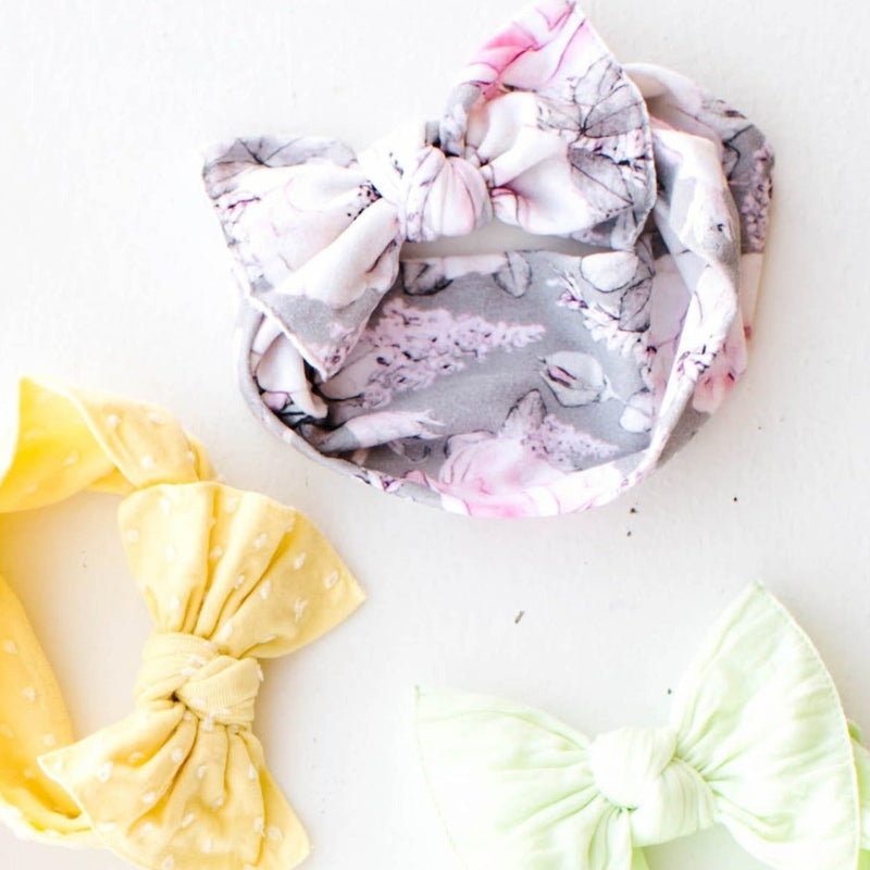 PRINTED KNOT: vanilla rose