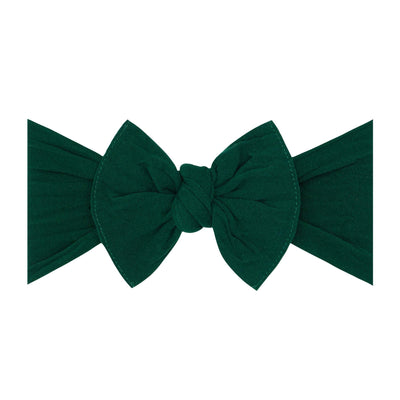 Soft Nylon Headband Classic Knot One Size: forest green-Baby Bling Bows