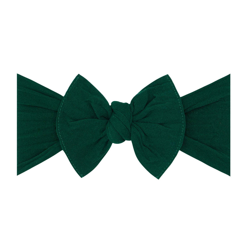 Soft Nylon Headband Classic Knot One Size: forest green-Baby Bling Bows