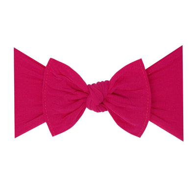 Soft Nylon Headband Classic Knot One Size: fuchsia-Baby Bling Bows