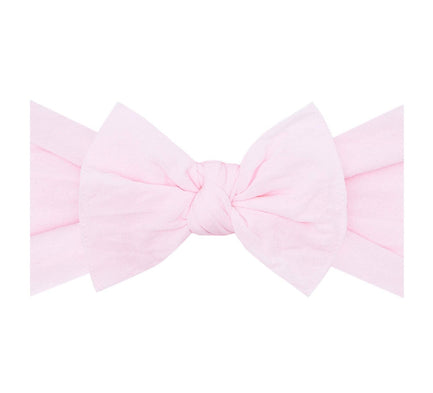Soft Nylon Headband Knot Style One Size: pink-Baby Bling