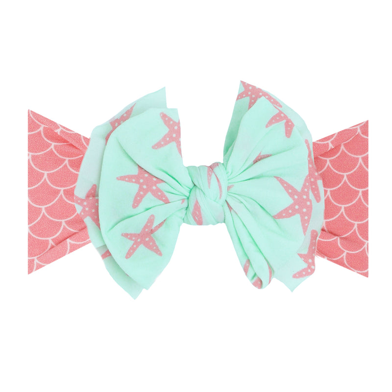PRINTED FAB: coral mermaid