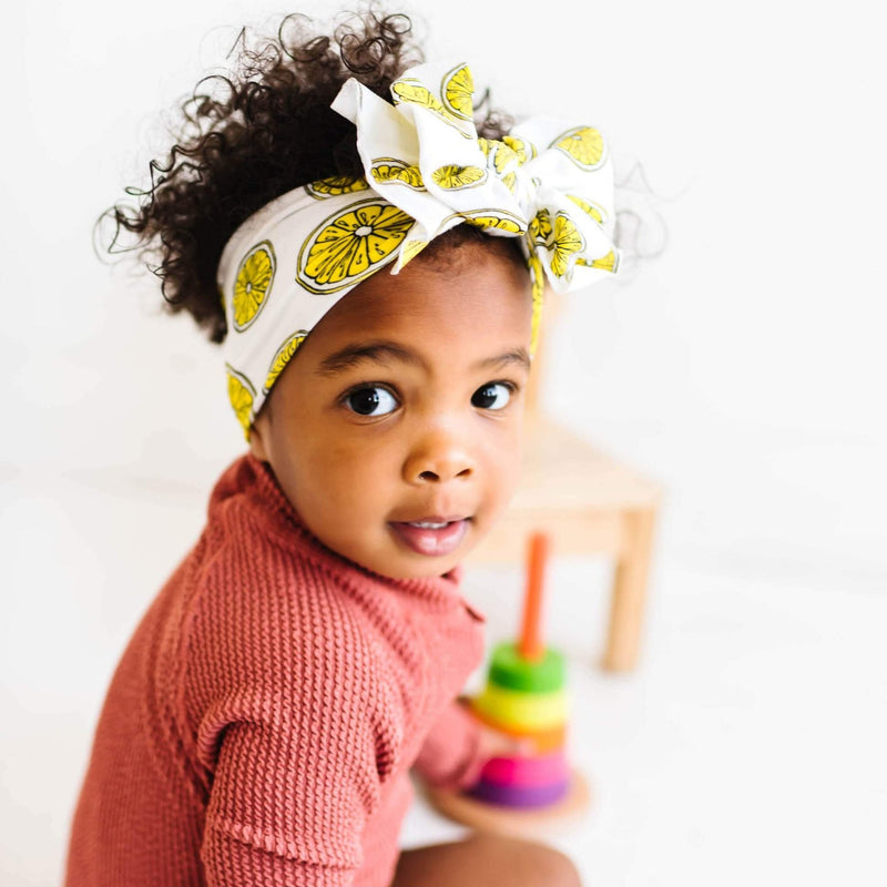 Soft Nylon Headband Printed FAB-BOW-LOUS One Size: fresh squeeze-Baby Bling Bows