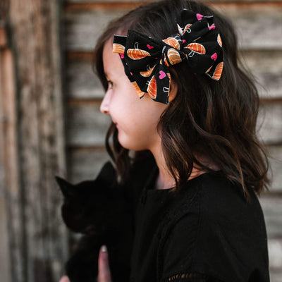 PRINTED FAB CLIP: jack-Baby Bling Bows