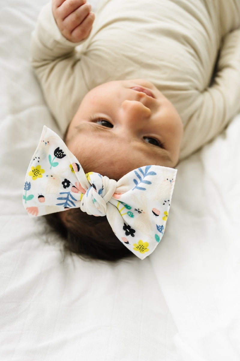 PRINTED KNOT: hunny bunny