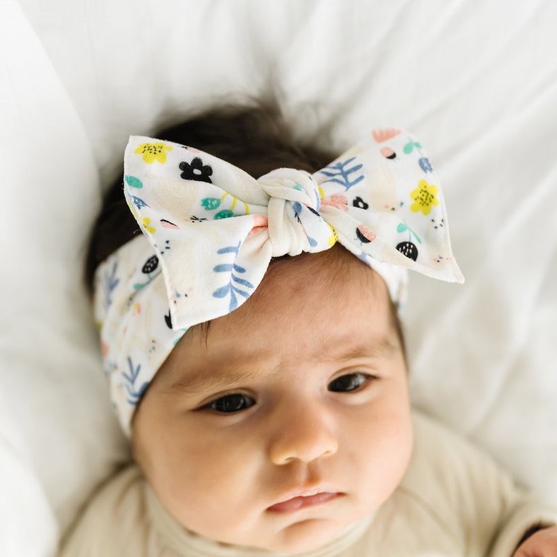 PRINTED KNOT: hunny bunny