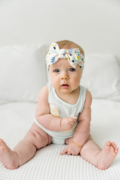 PRINTED KNOT: hunny bunny