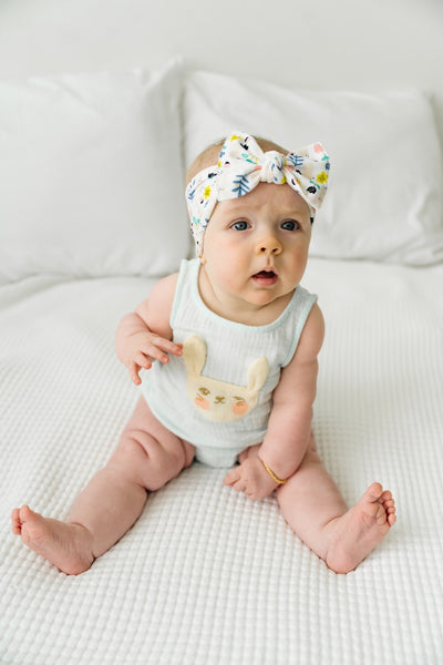 PRINTED KNOT: hunny bunny