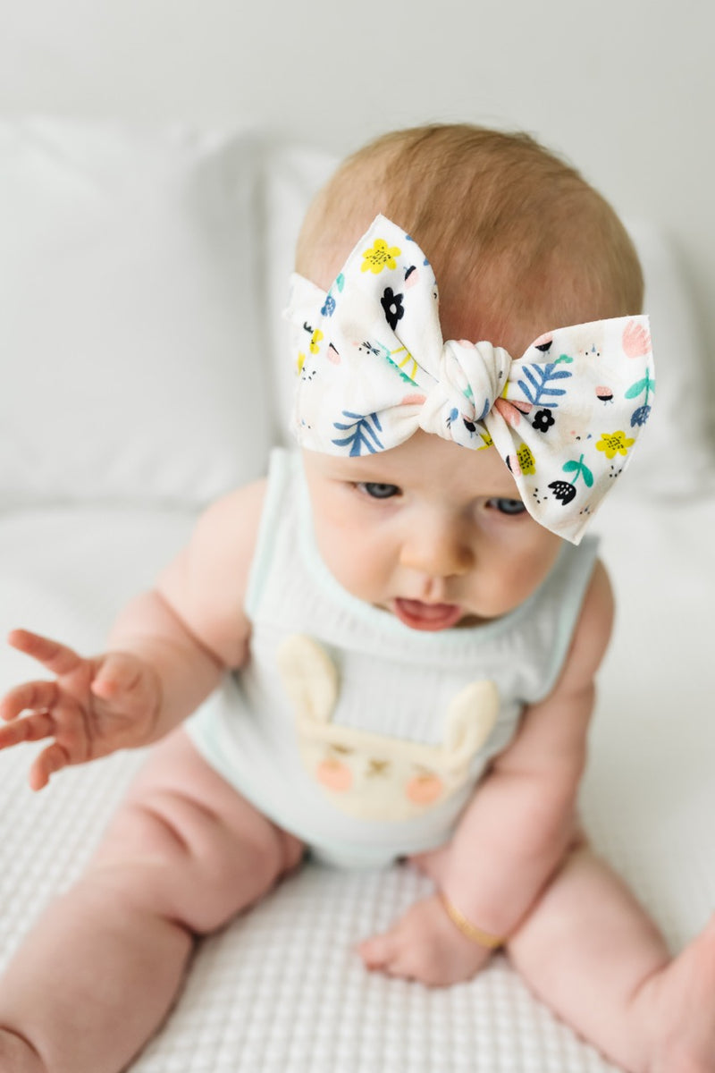 PRINTED KNOT: hunny bunny
