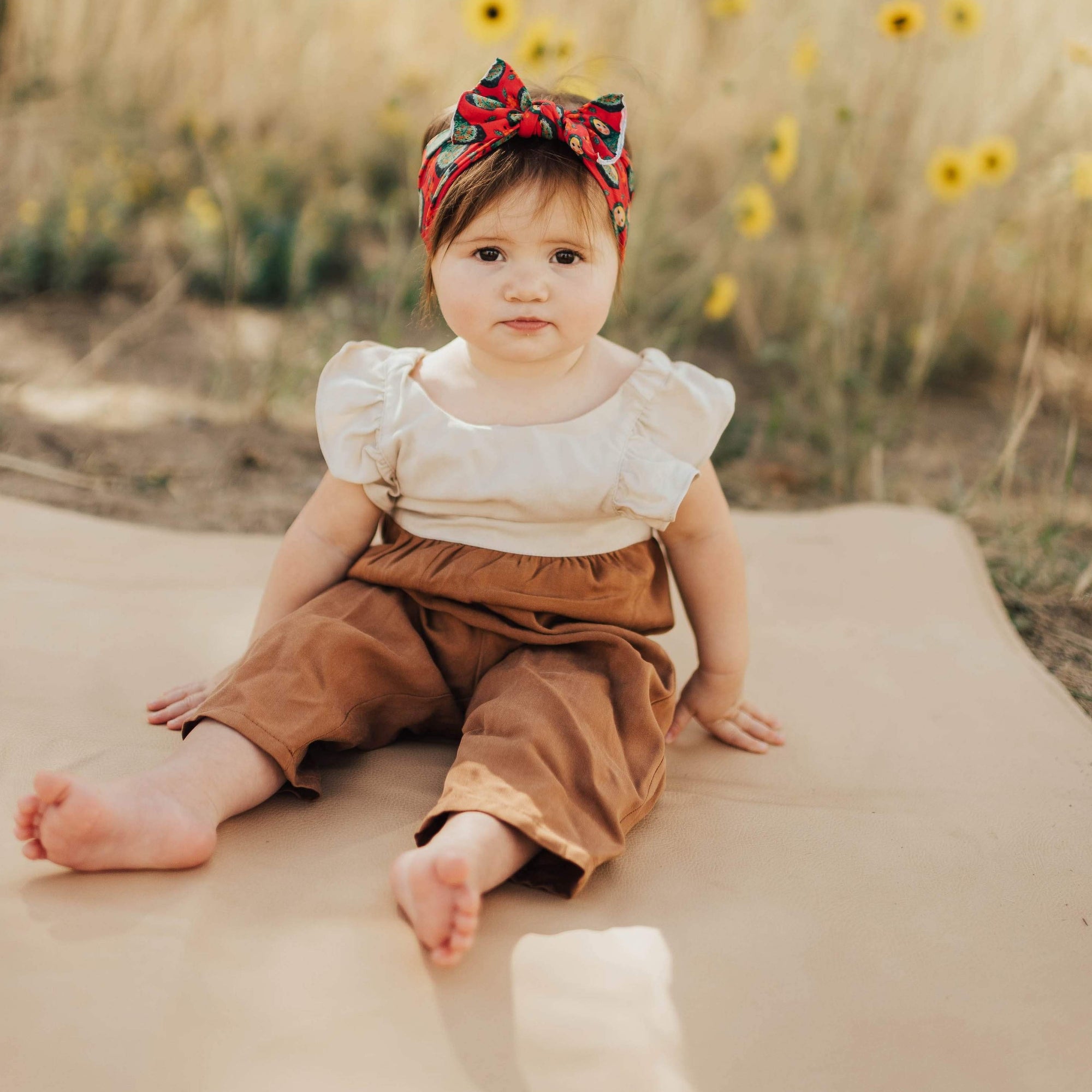 Soft Printed Nylon Headband KNOT One Size: nesting doll-Baby Bling Bows