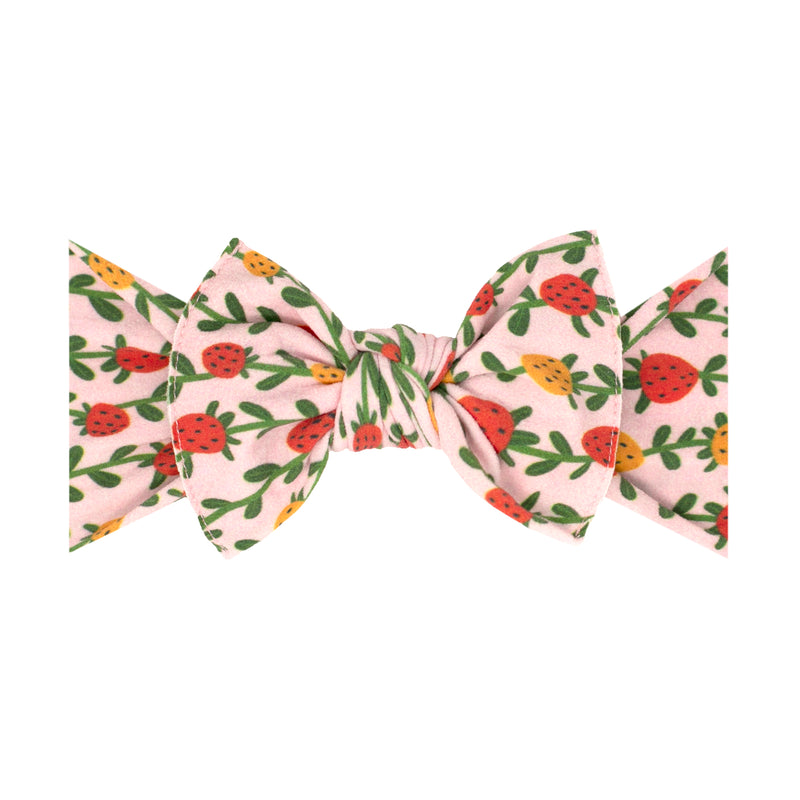 PRINTED KNOT: strawberry vine