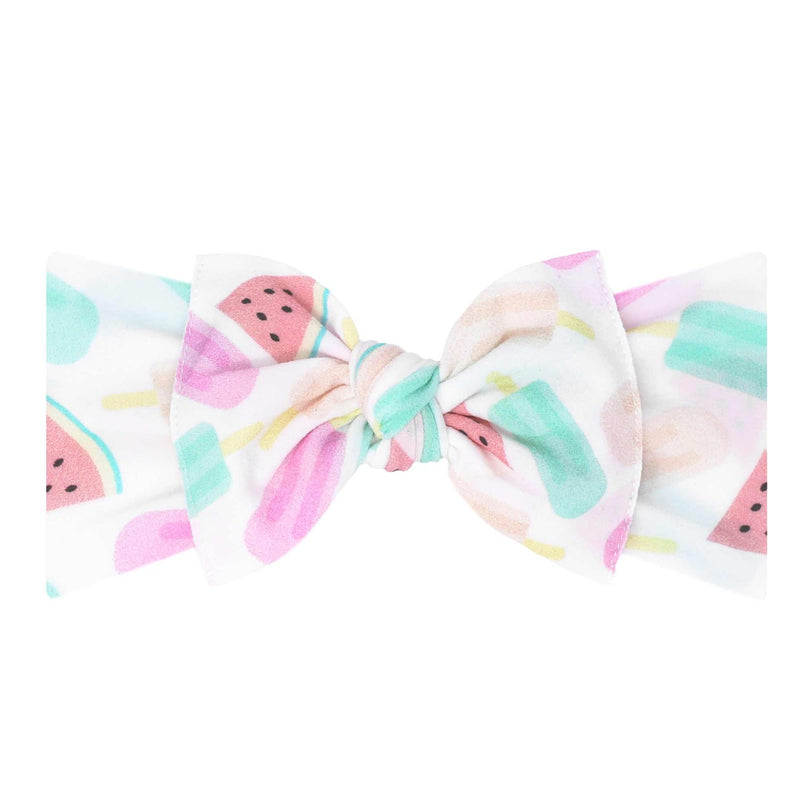 Soft Printed Nylon Headband KNOT One Size: sweet summer-Baby Bling Bows