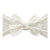 Soft Nylon Headband Patterned Shabby Knot Style One Size:  ivory dot-Baby Bling Bows