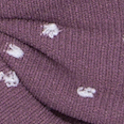 PATTERNED SHABBY KNOT: lilac dot