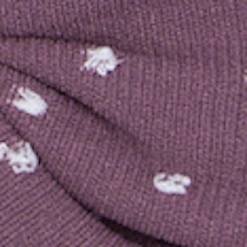 PATTERNED SHABBY KNOT: lilac dot