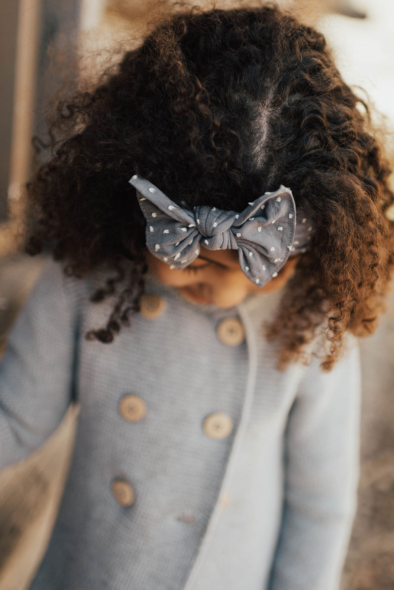 PATTERNED SHABBY KNOT: storm dot