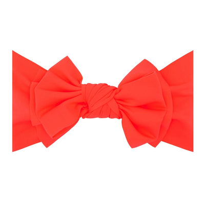 Soft Nylon/Spandex Headband Splash Fab Style One Size: red hot-Baby Bling Bows