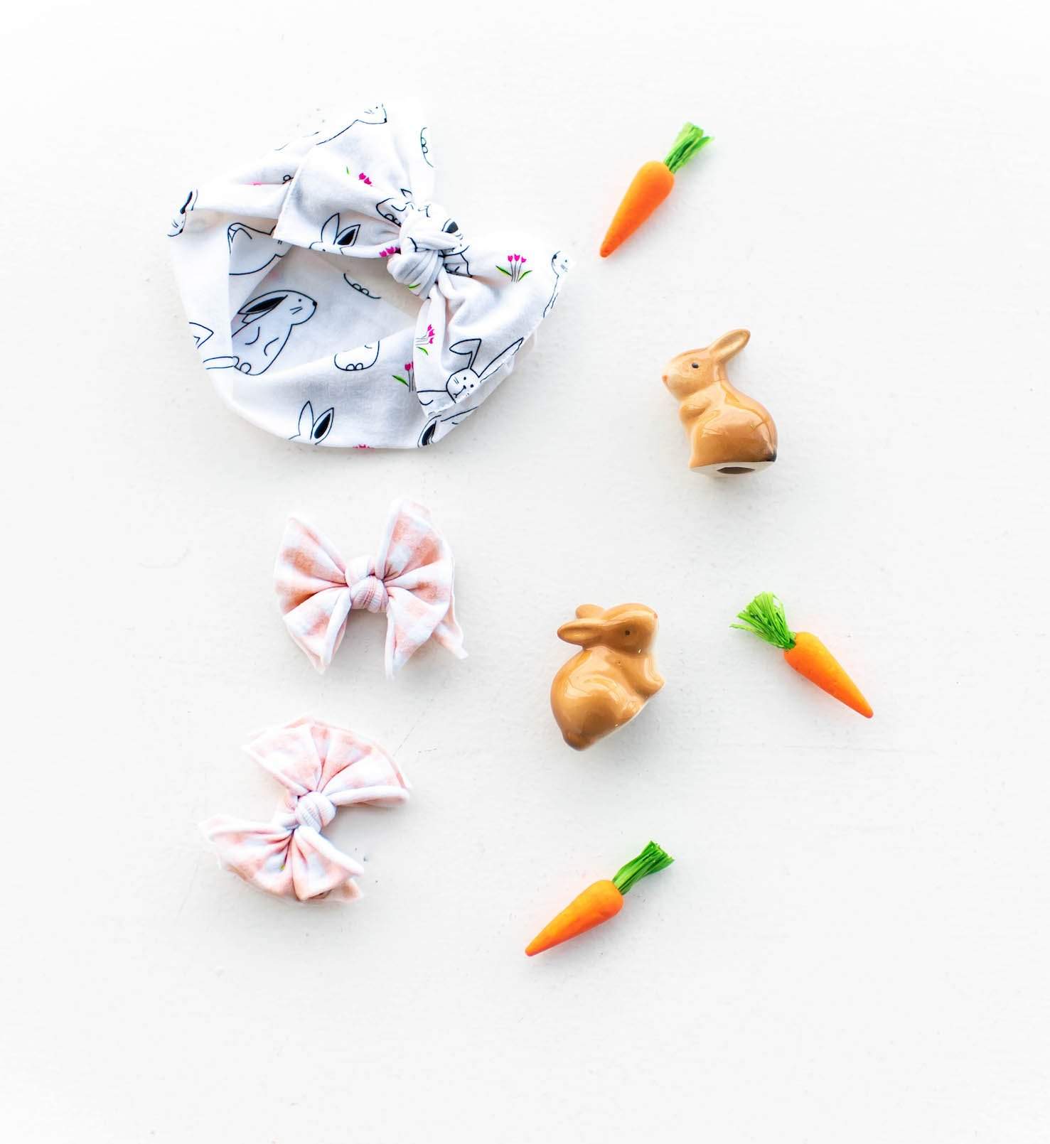 Soft Printed Nylon Headband KNOT One Size: thumper-Baby Bling Bows