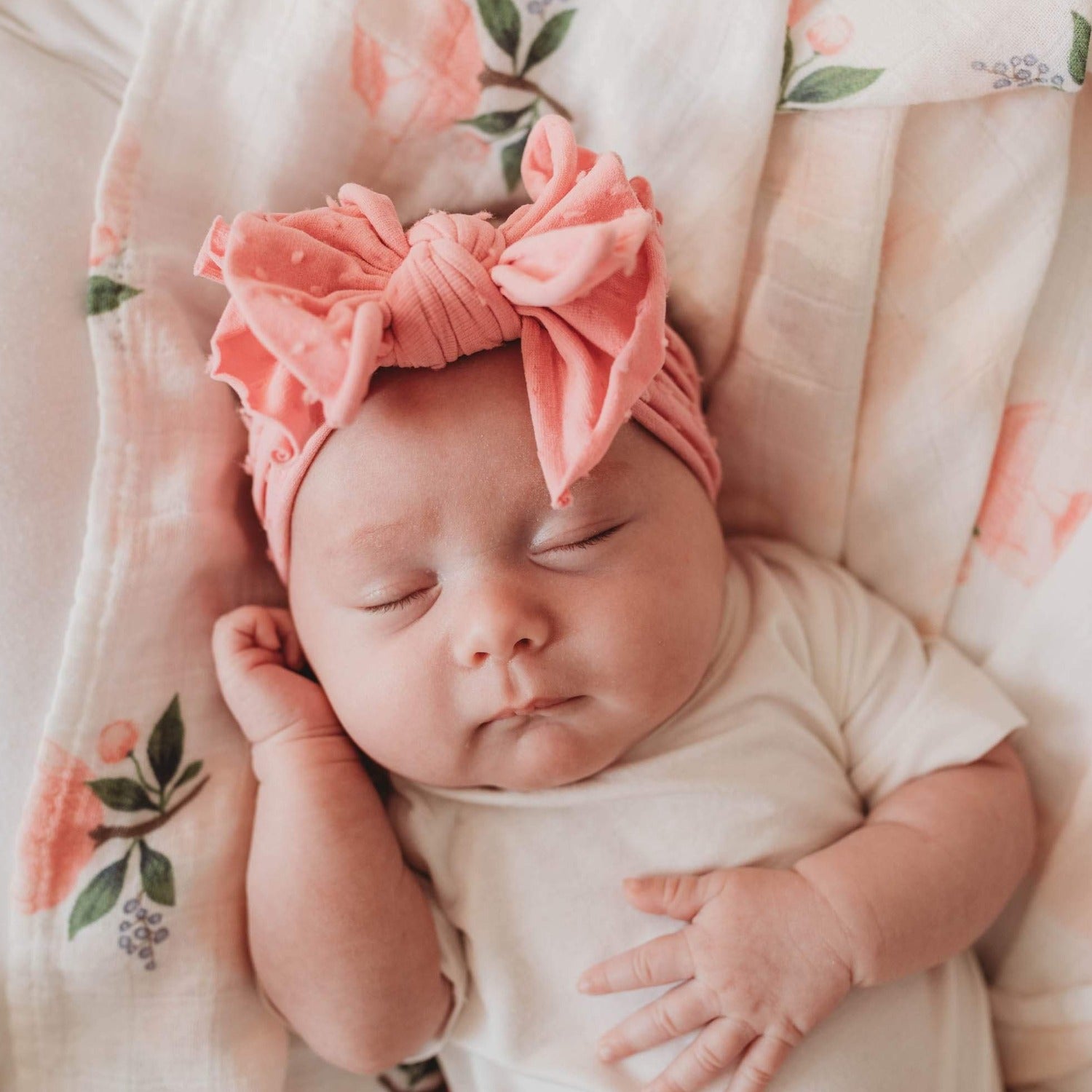 SHAB-BOW-LOUS: ruby dot-Baby Bling Bows