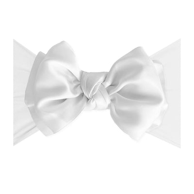 SATIN FAB: white