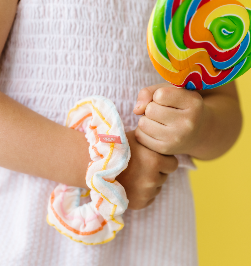 SINGLE SCRUNCHIE: circus stripe