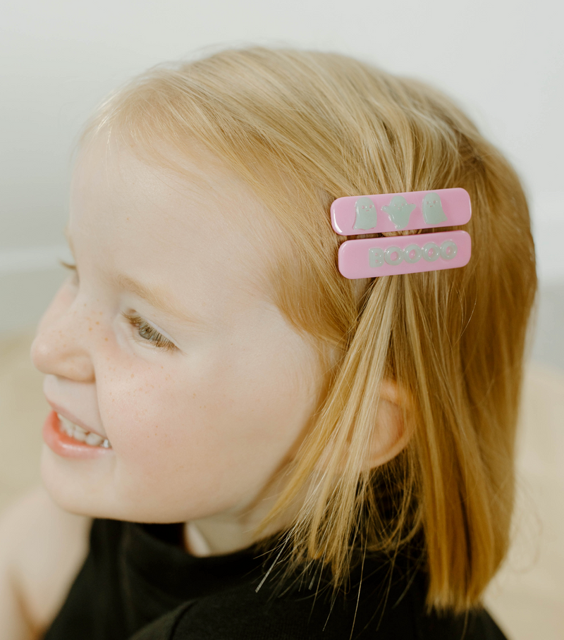 2PK BAR CLIPS: boo friends / glow