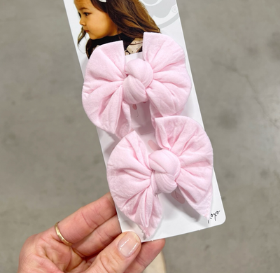 2PK BABY DEB CLIPS: pink