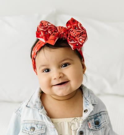 PRINTED FAB: red bandana