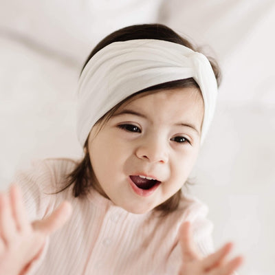 Soft Nylon Headbands The Three Amigas Style One Size: hot pink+white+pink-Baby Bling Bows