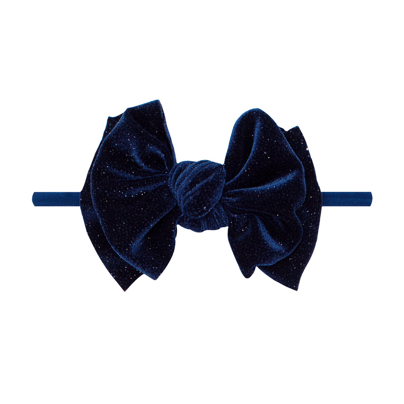 VELVET FAB® SKINNY: navy glitter