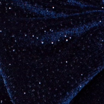 BELLE CLIP: velvet indigo glitter