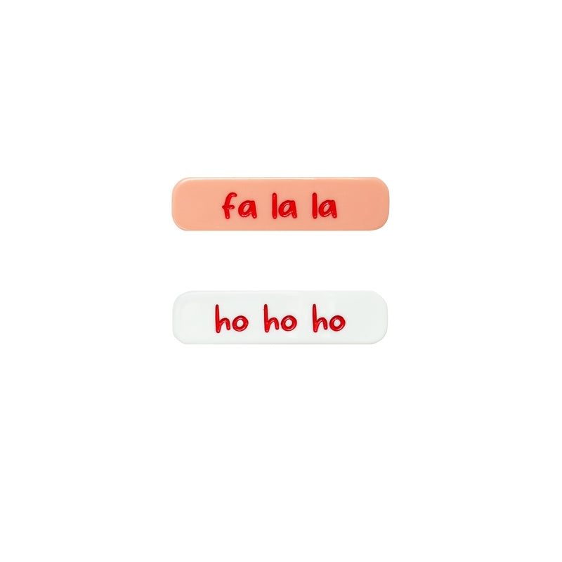 2PK BAR CLIPS: christmas carols / fa la la & ho ho ho