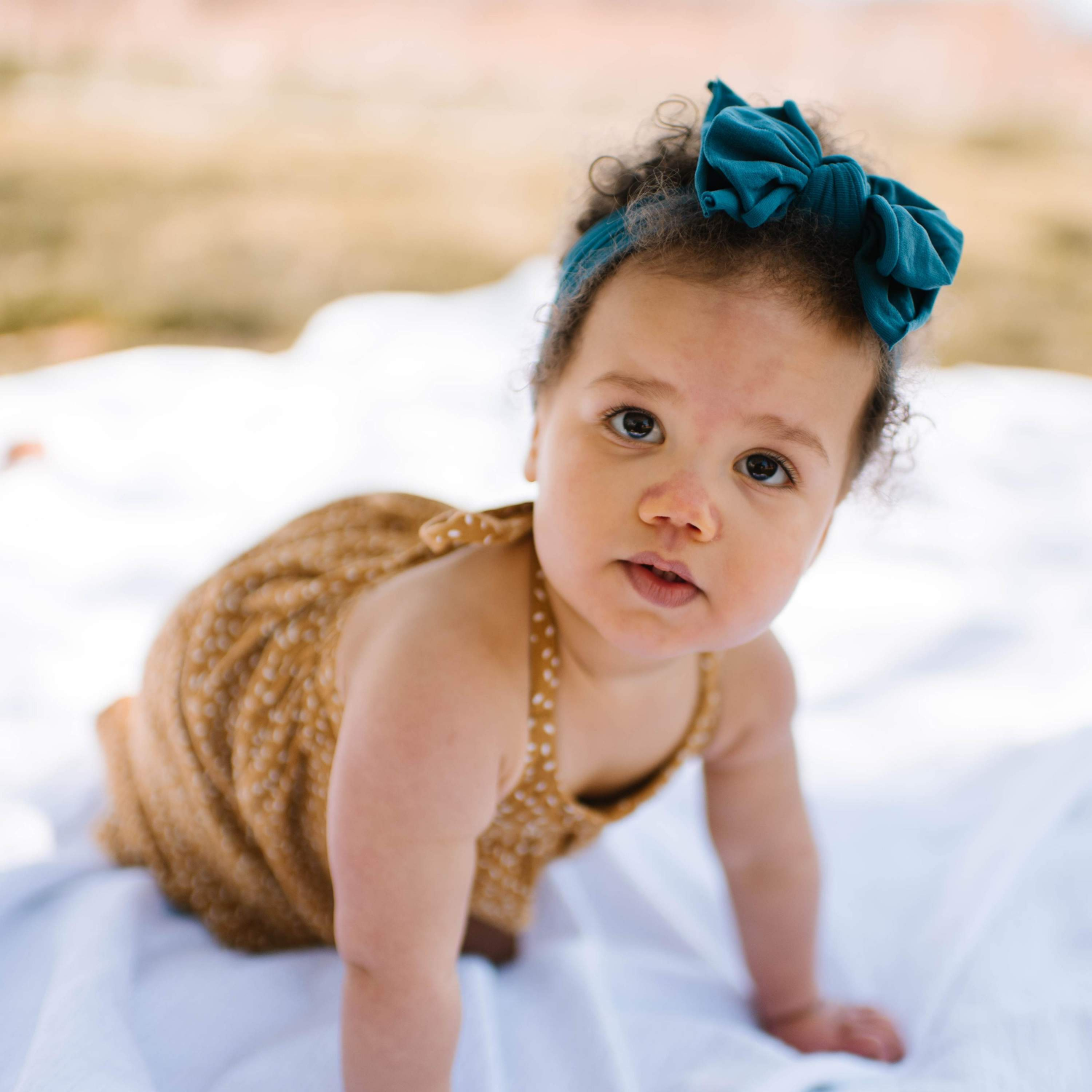 Soft Nylon/Spandex Headband Fab-BOW-Lous Style One Size: peacock-Baby Bling Bows