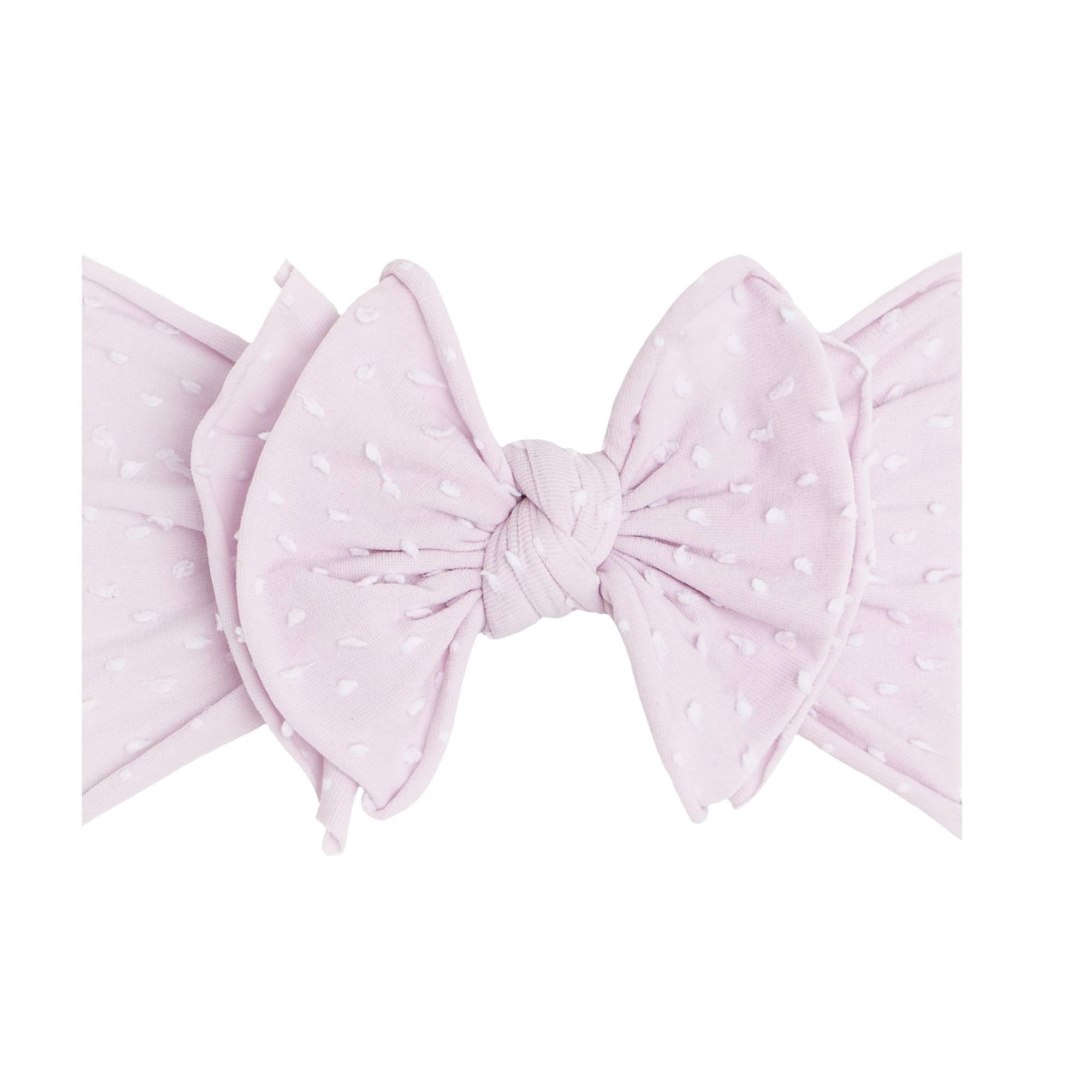 Soft Nylon/Spandex Dot Pattern Headband SHAB-BOW-LOUS One Size: thistle dot-Baby Bling Bows