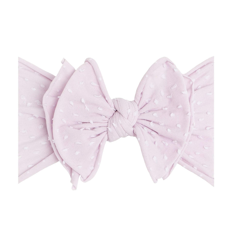 Soft Nylon/Spandex Dot Pattern Headband SHAB-BOW-LOUS One Size: thistle dot-Baby Bling Bows