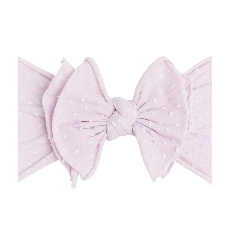 Soft Nylon/Spandex Dot Pattern Headband SHAB-BOW-LOUS One Size: thistle dot-Baby Bling Bows